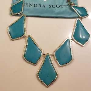 Kendra Scott Kensey Necklace (turquoise/green)